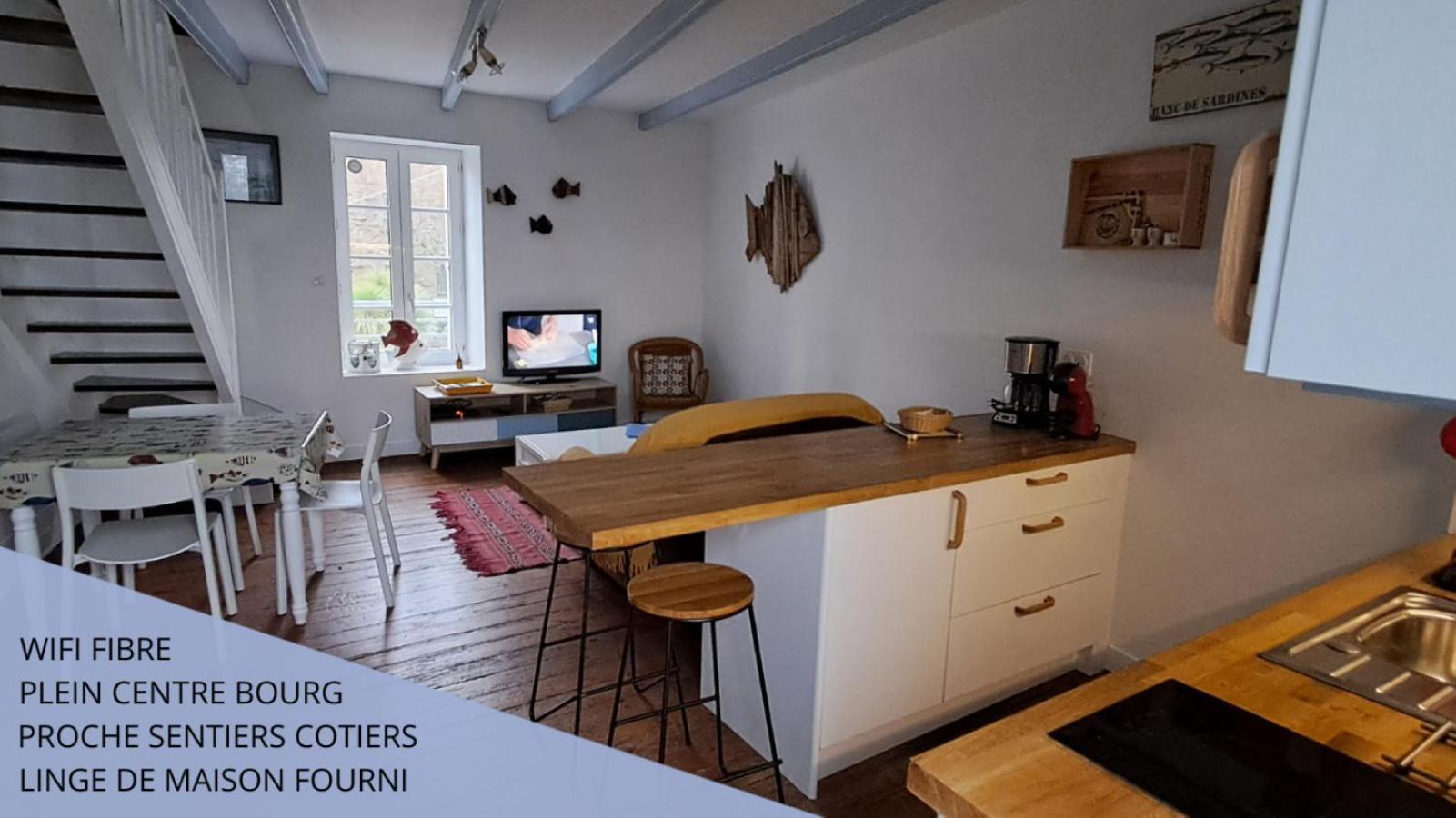 Apartment Le De L'amer - T2 - Duplex - Centre Bourg